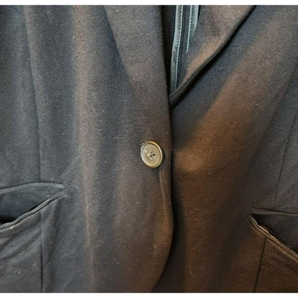Torrid Ponte Blazer 3X | Black Stretch Boyfriend 1-Button 3/4 Sleeve - Picture 8 of 11